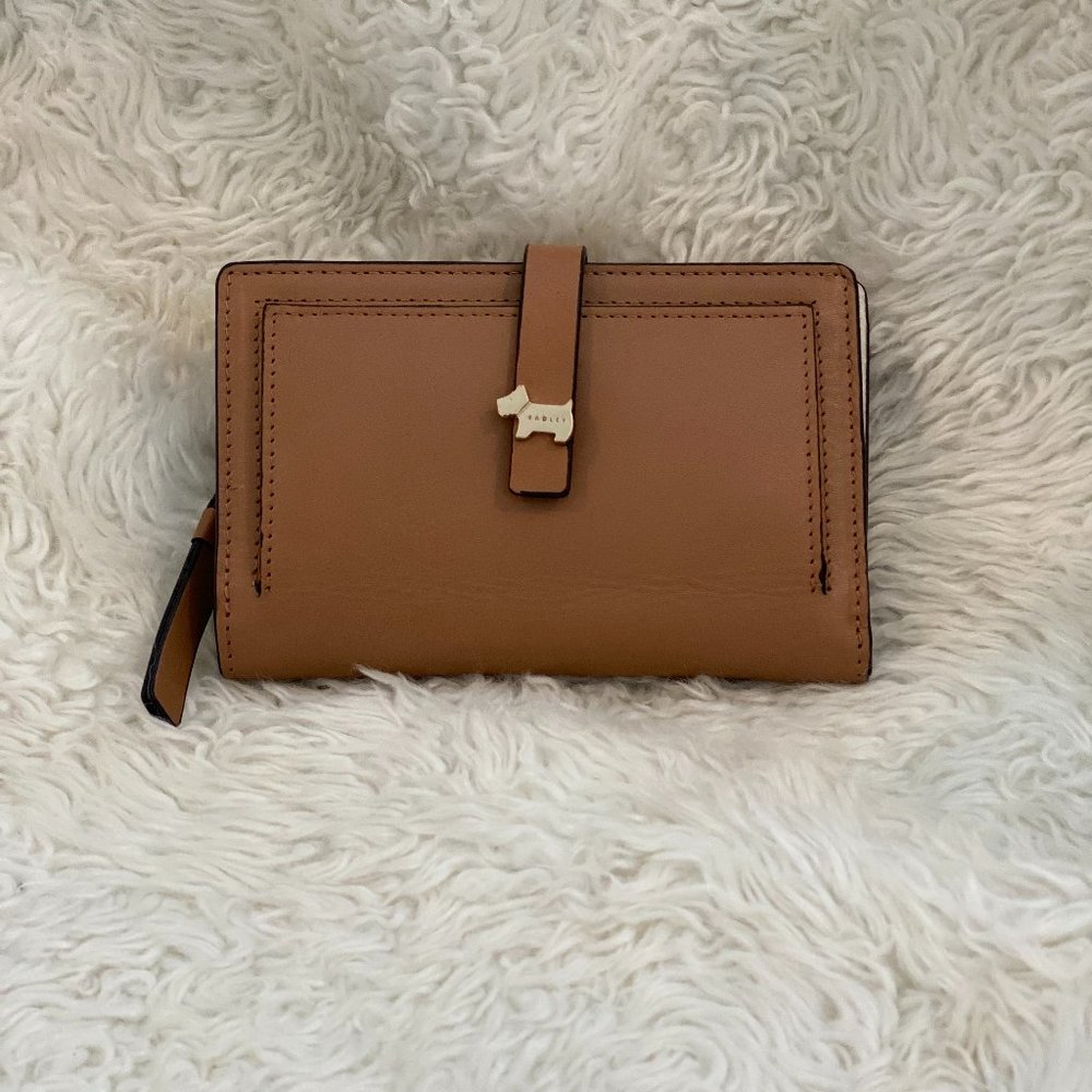 Radley London Newick Road Bifold Leather Wallet Brown